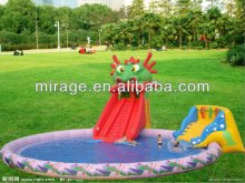 inflatable castle with pvc/children amusement park with swim