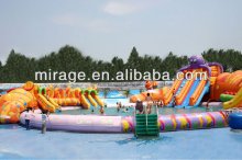 inflatable castle with pvc/children amusement park with swim