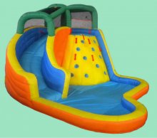 Hot selling inflatable commercial slide game-Billow slide po