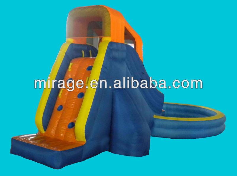 Hot selling inflatable commercial slide game-Billow slide pool