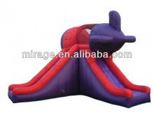 6.4x2.5x3.3 Double slide/inflatable moonwalk