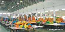 Long PVC inflatable slide