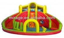 Double slide water park and inflatable slide/inflatable wate