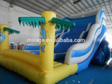 High quality pvc inflatable wave water slide