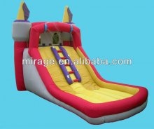 castle inflatable water slide