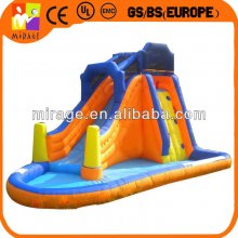 new design oxford fabric inflatable water spray slide