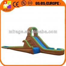 hot selling inflatable sliding board with pool for children