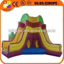 commercial inflatable kids climbing structure with slide for