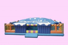 new design pvc inflatable castle combo bouncer for kids