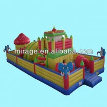 inflatable trampoline and inflatable slide--Happy castle