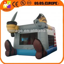 pirate with knife inflatable bouncer for sales