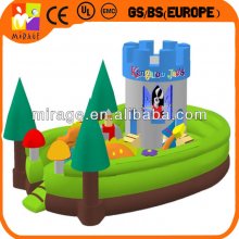 jungle inflatable bouncer with tree for sales