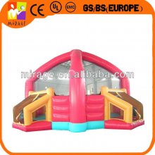 Outdoor inflatable bouncy combo castle