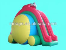 inflatable outdoor castle house/moonwalk water slide childre