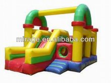 inflatable outdoor castle house/moonwalk water slide childre