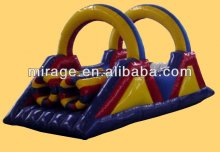 inflatable outdoor castle house/moonwalk water slide childre