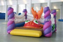 2014 hot selling outdoor children inflatable bouncy with pvc