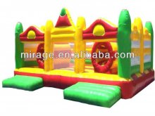 inflatable outdoor castle house/moonwalk water slide childre