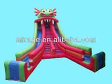 inflatable outdoor castle house/moonwalk water slide childre