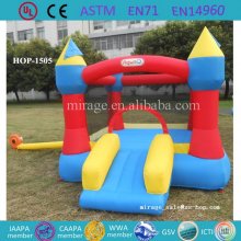 2015 inflatable silde game/ trampoline with flags