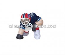 oxford fabric inflatable carton soccer player with blower