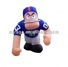 oxford fabric inflatable soccer player with blower