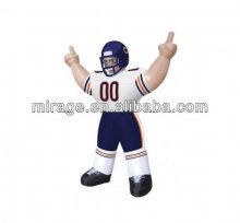 oxford fabric inflatable soccer man with blower