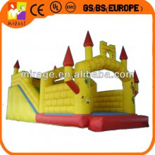 Amusing playground trampoline for Kids-Slide castle