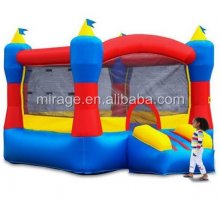 Hot sale!!! Inflatable top flag castle bouncer/trampoline