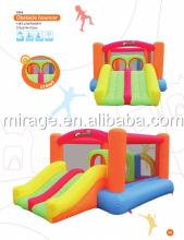 2016 newest inflatable jumping bouncer with double slide for