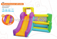 Durable inflable ball pool bouncer with slide foe sale